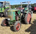 =Deutz F1, ausgestellt bei der Oldtimerveranstaltung der OLDTIMERFREUNDE OHMTAL in Dannenrod, 09-2025