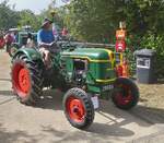 Deutz F2L612/54, BJ 1954, 24 PS, nahm an der Rundfahrt beim Traktorentreffen in Keispelt teil.