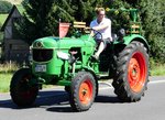 =Deutz, gesehen beim Pferdsdorfer Oldtimertag im August 2016