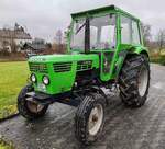 =Deutz 6206 steht im Dezember 2025 in Hünfeld