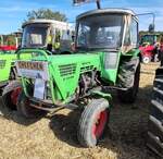 =Deutz D 5506, präsentiert bei der Oldtimerausstellung der OLDTIMERFREUNDE OHMTAL in Dannenrod, 09-2025