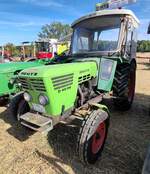 =Deutz D 4006, präsentiert bei der Oldtimerausstellung der OLDTIMERFREUNDE OHMTAL in Dannenrod, 09-2025