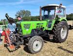 =Deutz 7206 D, ausgestellt bei der Oldtimerveranstaltung der OLDTIMERFREUNDE OHMTAL in Dannenrod, 09-2025