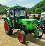 Deutz D 7206, BJ 1978, 3768 ccm, 72 PS, war beim Oldtimertreffen in Warken zu Gast. 19.07.2025