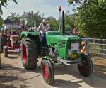 Deutz 6006, BJ1968, 62 PS, war bei der Rundfahrt beim Traktorentreffen in Keispelt mit dabei. 09.08.2026