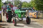 Deutz 06, machte beim Traktorentreffen in Keispelt die Rundfahrt mit.