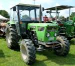 Deutz 6206 steht beim Sommerfest in Karlsdorf-Neuthart, Juni 2013