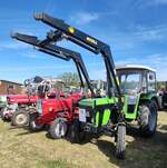=Deutz D 4507, Bj. 1985, 40 PS, ausgestellt bei der Oldtimerveranstaltung der OLDTIMERFREUNDE OHMTAL in Dannenrod, 09-2025