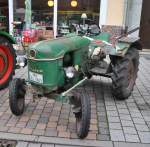 Alter Deutz Traktor, bei Bauernmarkt in Lehrte, am 02.10.2010
