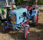 Eicher ED 13/1, BJ 1958, aufgenommen beim Oldtimertreffen in Keispelt.