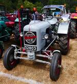 Eicher EKL 15 / II J, BJ 1959, 1415 ccm, 20 PS, war beim Oldtimertreffen in Warken vor Ort.
