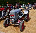 Eicher EKL 15, BJ 1954, 1425 ccm, 16 PS, war beim Oldtimertreffen in Warken zu bewundern.