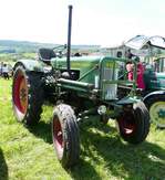 =Fendt Dieselroß steht bei der Oldtimerausstellung in Thalau im Mai 2017