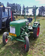 Fendt Dieselross F 15, BJ 1952, beim Gromperefest in Binsfeld im Bild festgehalten.