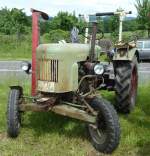 Fendt Dieselross steht bei der Oldtimerausstellung in Ebersburg, Juni 2012