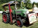 Fendt Farmer 2 steht bei der Oldtimerausstellung der Traktorenfreunde Mackenzell im September 2013