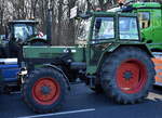 Älterer Fendt Farmer 108 LS/LSA am 08.01.24 Großer Stern Berlin bei der Demo der Landwirte.