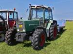 Fendt Farmer 308 LS, war mit Anhänger beim Gromperefast in Binsfeld zu sehen. 07.09.2025