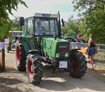 Fendt Farmer 307 LSA, BJ 1987, 70 PS, 3Zyl, fuhr beim Traktorentreffen die Rundfahrt mit.