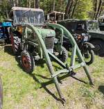 =Fendt Farmer 2, ausgestellt bei der Oldtimerschau in Wasenberg, 05-2025