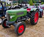 Fendt Farmer 2, BJ 1964, 2004 ccm, 38 PS, gesehen beim Oldtimertreffen in Warken. 19.07.2026