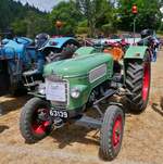 Fendt Farmer 2, BJ 1963, 1900 ccm, 33 PS, aufgenommen beim Oldtimertreffen in Warken. 19.07.2026