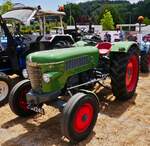 Fendt Farmer 2, BJ 1964, 2004 ccm, 38 PS, aufgenommen beim Oldtimertreffen in Warken. 19.07.2025