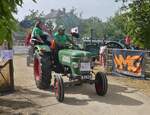 Fendt Farmer2, aufgenommen bei der Rundfahrt in Keispelt, Traktorentreffen 09.08.2026