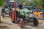 Fendt Farmer 2, war beim Traktortreffen in Keispelt bei der Rundfahrt mit dabei.