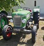 Fendt Farmer 2, BJ 1967, 40 PS, 3 Zyl, war beim Oldtimertreffen in Nocher zusehen.