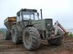 Fendt Favorit 612 LS am 18.05.2008 auf einer Baustelle in Konz-Könen