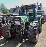 Fendt Favorit 515 C, BJ 1996, 150 PS, 6Zyl, konnte beim Oldtimertreffen in Nocher besichtigt werden. 23.08.2023