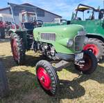 =Fendt fix 16 steht bei der Oldtimerveranstaltung der OLDTIMERFREUNDE OHMTAL in Dannenrod, 09-2025