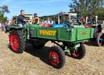 =Fendt GT 230, präsentiert bei der Oldtimerausstellung der OLDTIMERFREUNDE OHMTAL in Dannenrod, 09-2025