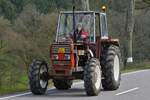 Fiat Traktor machte die Rundfahrt nahe Brachtenbach am Ostermontag mit.