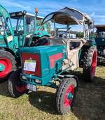 =Hanomag Perfekt, Bj. 1966, 25 PS, ausgestellt bei der Oldtimerausstellung der OLDTIMERFREUNDE OHMTAL in Dannenrod, 09-2025