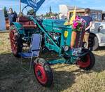 =Hanomag R 12, gesehen bei der Oldtimerausstellung der OLDTIMERFREUNDE OHMTAL in Dannenrod, 09-2025