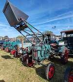 =Hanomag R 12, ausgestellt bei der Oldtimerausstellung der OLDTIMERFREUNDE OHMTAL in Dannenrod, 09-2025