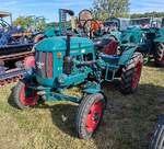 =Hanomag R 12, ausgestellt bei der Oldtimerausstellung der OLDTIMERFREUNDE OHMTAL in Dannenrod, 09-2025