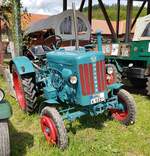 =Hanomag R16, gesehen bei der Oldtimerausstellung der Traktorfreunde Wiershausen am Klostergut Hilwartshausen, 05-2023