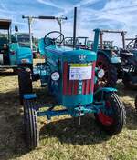 =Hanomag R 16, Bj. 1956, 16 PS, ausgestellt bei der Oldtimerausstellung der OLDTIMERFREUNDE OHMTAL in Dannenrod, 09-2025