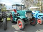 Hanomag R 40 steht bei der Oldtimerausstellung der Traktor-Oldtimer-Freunde Wiershausen, April 2012