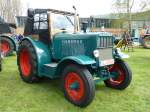 Hanomag R 40 steht bei der Oldtimerausstellung der Traktor-Oldtimer-Freunde Wiershausen, April 2012