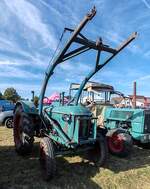 =Hanomag R 435, gesehen bei der Oldtimerausstellung der OLDTIMERFREUNDE OHMTAL in Dannenrod, 09-2025