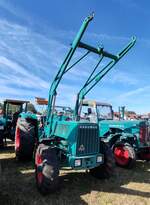 =Hanomag Robust 900, ausgestellt bei der Oldtimerausstellung der OLDTIMERFREUNDE OHMTAL in Dannenrod, 09-2025