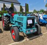 Hanomag Robust 900, BJ 1971, 92 PS, 6 Zyl, 4712 ccm, war beim Oldtimertreffen in Nocher zu sehen.