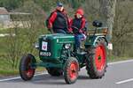Hela Traktor machte die Rundfahrt nahe Brachtenbach am Ostermontag mit. 10.04.2023
