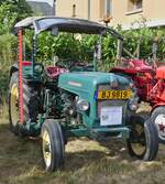 HELA D 438 Export, BJ 1969, 38 PS, 3 Zyl, 2231 ccm, gesehen beim Traktorentreffen in Keispelt.