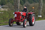 McCormick Traktor aufgenommen bei der Rundfahrt in der Nähe von Brachtenbach. 10.04.2023