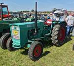Kramer 414, BJ 1967, war aus dem belgischen Grenzgebiet zum Gromperefest in Binsfeld gekommen.